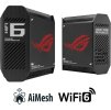 ASUS GT6 2-pack black Wireless AX10000 ROG Rapture Wifi 6 Tri-band Gaming Mesh System