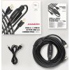 AXAGON ADR-210B, USB 2.0 A-M -> B-M aktívny prepojovací / repeater kábel, 10m