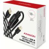 AXAGON ADR-210B, USB 2.0 A-M -> B-M aktívny prepojovací / repeater kábel, 10m