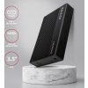 AXAGON EE35-GTR, USB-C 5Gbps - SATA 6G 3.5" RIBBED box, čierny