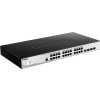 D-Link DGS-1210-28P/ME/E 24-Port 10/100/1000BASE-T PoE + 4-Port 1 Gbps SFP Metro Ethernet