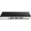 D-Link DGS-1210-28P/ME/E 24-Port 10/100/1000BASE-T PoE + 4-Port 1 Gbps SFP Metro Ethernet
