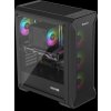 Počítačová skříň Genesis IRID 505 ARGB V2/Midi Tower/Transpar./Černá
