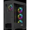 Počítačová skříň Genesis IRID 505 ARGB V2/Midi Tower/Transpar./Černá