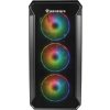 Počítačová skříň Genesis IRID 503 ARGB V2/Micro Tower/Transpar./Černá