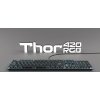 Genesis herní mechanická klávesnice THOR 420/RGB/Content Slim Blue/Drátová USB/US layout/Šedá