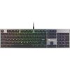 Genesis herní mechanická klávesnice THOR 420/RGB/Content Slim Blue/Drátová USB/US layout/Šedá
