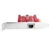 Sieťový adaptér ASUS XG-C100C v2 10GBase-T PCIe so spätnou kompatibilitou 5/2,5/1G a 100 Mb/s; port RJ45 a integrovaný QoS