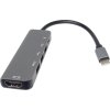PremiumCord Adaptér USB-C na HDMI + USB3.0 + 2x USB2.0 + PD(power delivery)