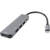 PremiumCord Adaptér USB-C na HDMI + USB3.0 + 2x USB2.0 + PD(power delivery)
