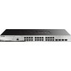 D-Link DGS-1210-28/ME 28-Port Gigabit Metro Ethernet Smart Switch, 24x GbE, 4x SFP, fanless