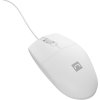 Natec optická myš RUFF 2/1 000 DPI/Kancelářská/Optická/1 000 DPI/Drátová USB/Bílá