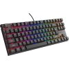 Genesis herní mechanická klávesnice THOR 303/TKL/RGB/Outemu Peach Silent/Drátová USB/US layout/Černá
