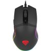 Genesis herní optická myš KRYPTON 220/RGB/6400 DPI/Herní/Optická/6 000 DPI/Drátová USB/Černá