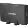 Externí box pro HDD 3,5" USB 3.0 Natec Rhino, černý,  včetně napájecího adaptéru