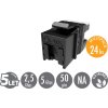 MULTIPACK 24 ks - rychlozařezávací keystone Solarix CAT5E UTP RJ45 SXKJ-5E-UTP-BK-NA