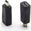 PremiumCord USB redukce USB2.0 Micro B - USB2.0 Mini 5PIN (F/M)