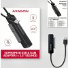 AXAGON ADSA-FP2A USB-A 5Gbps - SATA 6G 2.5" SSD/HDD SLIM adaptér