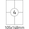 samolepiace etikety 105x148 mm 100ks