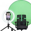 TRUST Kruhové Světlo + Green Screen Maku+ 2-in-1 Streaming Kit