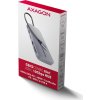 AXAGON HMC-6GM2, USB 10Gbps hub, USB-A, USB-C,  HDMI, M.2 slot, SD/MicroSD, PD 100W, kábel USB-C 20cm