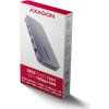 AXAGON HMC-12GM2, USB 10Gbps hub, 3x USB-A, USB-C,  HDMI, DP, RJ-45 GLAN, M.2, SD/mSD, audio, PD 100W, kábel USB-C 50cm