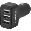 Natec nabíječka do auta CONEY, 2XUSB, 1XUSB-C, 84W
