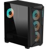 GIGABYTE case GB-C301G V2, Mid Tower, 1xUSB-C 3.2, 2xUSB 3.0, ARGB Hub, 4x 120mm ARGB Fan, černá