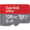 SanDisk MicroSDXC karta 128GB Ultra (140MB/s, A1 Class 10 UHS-I ) + adaptér