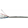 UTP kabel LYNX REELEX AIR, Cat5E, drát, PVC, Eca, šedý, 305m