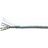 FTP kabel LYNX REELEX AIR, Cat5E, drát, PVC, Eca, šedý, 305m