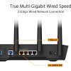 ASUS TUF-AX4200 (AX4200) WiFi 6 Extendable Gaming Router, 2.5G port, AiMesh, 4G/5G Mobile Tethering