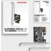 AXAGON PCES-SJ2, PCIe řadič - 2x interní SATA 6G port, JMB582, SP & LP