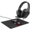 TRUST Sada sluchátka + myš + mousepad GXT 790 3v1 Gaming Bundle, černá