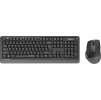A4tech FGS1035Q, bezdrátový kancelářský set klávesnice s myši, šedá