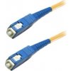 Simplexný prepojovací kábel SM 9/125, OS2, SC-SC, LS0H, 1m
