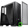 EVOLVEO Ptero Q2, 2x čelní panel - sklo /mřížka, case ATX, černá