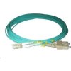 Duplexný prepojovací kábel MM 50/125, OM3, LC-SC, LS0H, 1 m