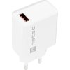 Universální nabíječka Natec RIBERA 18W 1X USB-A, bílá