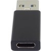 PremiumCord Adaptér USB-C na USB-A 3.0, černá