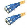 Duplexný prepojovací kábel SM 9/125, OS2, SC-SC, LS0H, 1,5 m