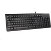 A4tech KR-92, klávesnice, CZ/US, USB, černá