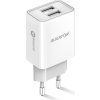 Aligator síťová nabíječka, 2x USB, smart IC, 2,4 A, kabel Lightning 2A, bílá