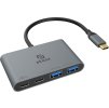 AKASA Hub USB-C na 2x Typ-C + 2x Typ-A USB 3.2