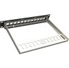 Solarix 10" modulární neosazený patch panel Solarix 12 portů 1U SX12M-0-STP-BK-UNI-N-10