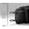 AXAGON ACU-PQ30, Sil nabíjačka do siete 30W, 2x port (USB-A + USB-C), PD3.0/PPS/QC4+/SFC/AFC/Apple, čierna