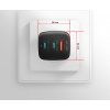 AXAGON ACU-DPQ65, GaN nabíjačka do siete 65W, 3x port (USB-A + dual USB-C), PD3.0/QC4+/PPS/Apple, čierna