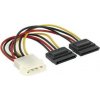 PremiumCord Napájecí kabel k HDD 5,25 Molex-2xSeri