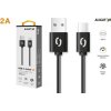 ALIGATOR datový kabel 2A, USB-C, černá