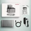 AXAGON ADSA-DC, USB-C 5Gbps - 2x SATA 6G 2.5"/3.5" SSD/HDD CLONE DUAL dokovací stanice